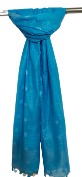 Cotton linen buta dupatta SILK ZONE