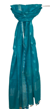 Cotton linen buta dupatta SILK ZONE