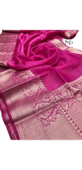 Organza linen banarasi jacquard saree SILK ZONE