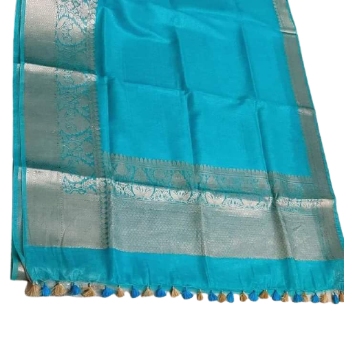 Organza linen Banarasi jacquard saree SILK ZONE