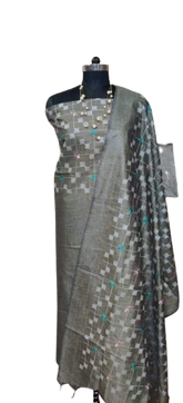 Cotton dupion fancy suit SILK ZONE