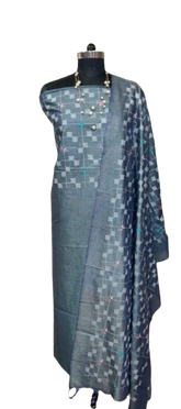 Cotton dupion fancy suit SILK ZONE