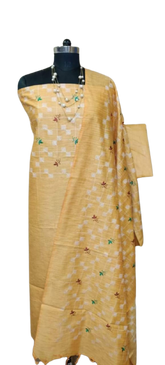 Cotton dupion fancy suit SILK ZONE