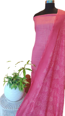 Cotton dupion fancy suit SILK ZONE