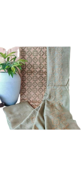 Cotton dupion fancy suit SILK ZONE