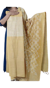 Cotton dupion fancy suit SILK ZONE