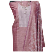 Cotton dupion fancy suit SILK ZONE