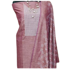Cotton dupion fancy suit SILK ZONE