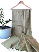 Cotton dupion fancy suit SILK ZONE