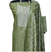 Cotton dupion fancy suit SILK ZONE