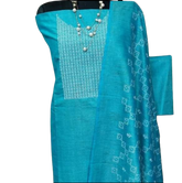 Cotton dupion fancy suit SILK ZONE