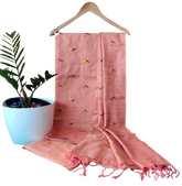 Cotton dupion fancy suit SILK ZONE