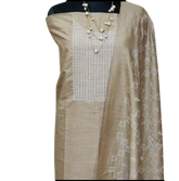 Cotton dupion fancy suit SILK ZONE