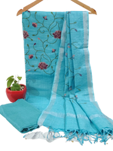 Cotton dupion fancy suit SILK ZONE