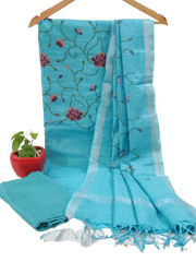 Cotton dupion fancy suit SILK ZONE