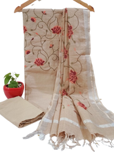 Cotton dupion fancy suit SILK ZONE