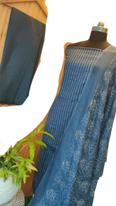 Cotton dupion fancy suit SILK ZONE