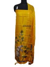 Tussar Silk Hand Block Print Suit SILK ZONE