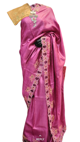 Tussar silk cut work design SILK ZONE