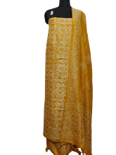 Cotton dupion batik print suit SILK ZONE