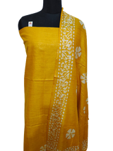 Cotton dupion batik print suit SILK ZONE