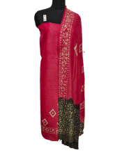 Cotton dupion batik print suit SILK ZONE