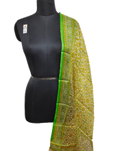 Tussar silk handblock print dupatta silk ZONE