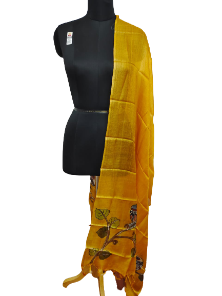 Tussar silk digital print dupatta SILK ZONE