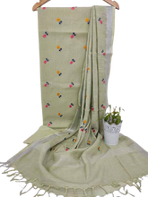 Cotton linen embroidery suit SILK ZONE