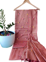 Cotton linen embroidery suit SILK ZONE