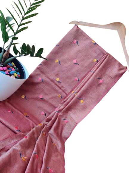 Cotton linen embroidery suit SILK ZONE