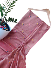 Cotton linen embroidery suit SILK ZONE