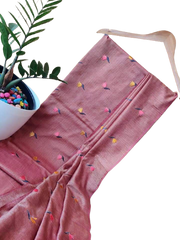 Cotton linen embroidery suit SILK ZONE