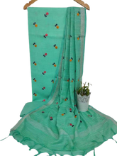 Cotton linen embroidery suit Silk ZONE