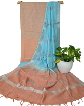 Cotton linen embroidery suit SILK ZONE