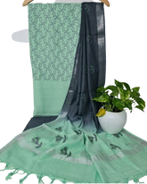 Cotton linen embroidery suit SILK ZONE