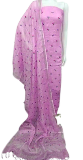 Cotton linen embroidery suit SILK ZONE