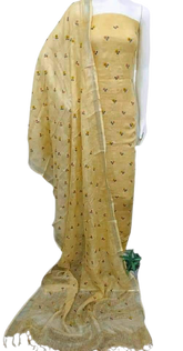 Cotton linen embroidery suit SILK ZONE