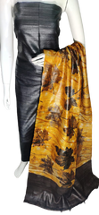 Pure tussar ghicha silk suit SILK ZONE
