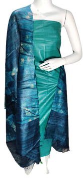 Pure tussar ghicha silk suit SILK ZONE