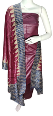 Pure tussar ghicha silk suit SILK ZONE