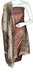 Pure tussar ghicha silk suit SILK ZONE