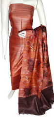 Pure tussar ghicha silk suit SILK ZONE