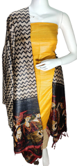 Pure tussar ghicha silk suit SILK ZONE