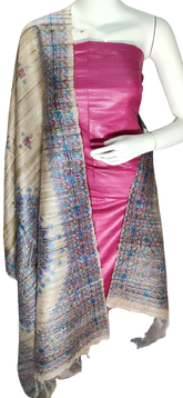 Pure tussar ghicha suit SILK ZONE