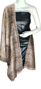 Pure tussar ghicha silk suit SILK ZONE