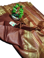 Pure Silk Linen Saree SILK ZONE