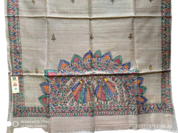 Tussar ghicha silk dupatta SILK ZONE