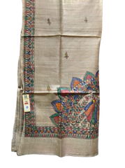 Tussar ghicha silk dupatta Silk ZONE