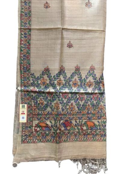 Tussar ghicha silk dupatta SILK ZONE